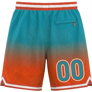Pantalones Cortos Deportivos Casuales Personalizados para Hombre, con Cintura Elástica y Bolsillos, Impresión por Sublimación, Tela de Lona de Secado Rápido - Product Image 2