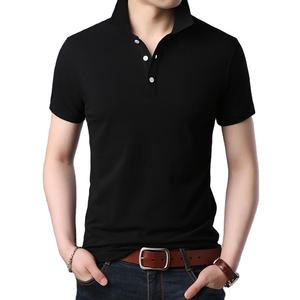 Chemises Polo pour Hommes en Soie et Lin Écologiques de Haute Qualité Personnalisées en Gros |   Golf classique respirant, antibactérien et à séchage rapide - Product Image 5
