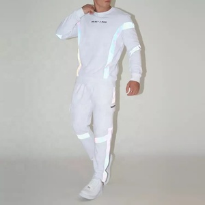 Traje de sudor personalizado para hombre, Reflector de alta calidad, conjunto de chándal, OEM, venta al por mayor de fábrica - Product Image 1