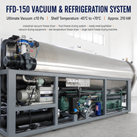 Industriële voedselvriesdroogmachine voor koffie-extract FFD-100, circa 100m² 1000 kg partij
