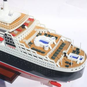 Modèle de bateau en bois QUEEN MARY 2 Ocean Lines VERSION STANDARD - Product Image 6
