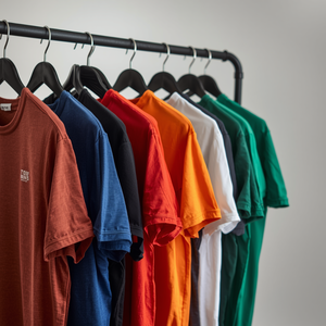 เสื้อยืดผู้ชาย แขนสั้น ผ้าฝ้าย สไตล์ลำลอง แบบพื้นฐาน พร้อมบริการรับผลิตแบบ OEM ODM - Product Image 2