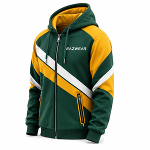 Modern Performance Hooded Outerwear Personalized Polyester Graphic Apparel Large <b>Scale</b> Manufacturing Wholesale Business - Product Image 1