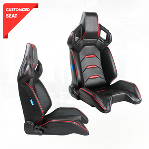 Chaise de jeu robuste en cuir PU Raptor, ergonomique, dossier haut, pivotante, siège d'ordinateur, accoudoirs réglables, chaise de bureau pour joueurs - Product Image 2