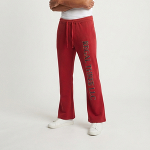 Pantalon de survêtement évasé pour homme, personnalisé, de haute qualité, décontracté, style jogger, avec taille mi-cordon de serrage et coupe ample - Product Image 1