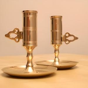 Elegant Brass Candle Holder <b>Stand</b> Traditional Metal Candle <b>Stand</b> for Dining Table Wedding Party Home Hotel Decoration - Product Image 1