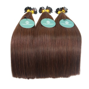Extensiones de Cabello Vietnamitas con Punta Plana, 100% Cabello Humano Remy, 100 Gramos, con Queratina, Aspecto Natural y Suave, para Mujeres, Salón, Bodas y Fiestas - Product Image 3