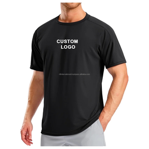 Custom Logo Men's Blue Raglan Sleeve T-<b>Shirt</b> <b>100</b>% <b>Polyester</b> Quick Dry Regular Fit Casual Jersey Knitted O-Neck - Product Image 2