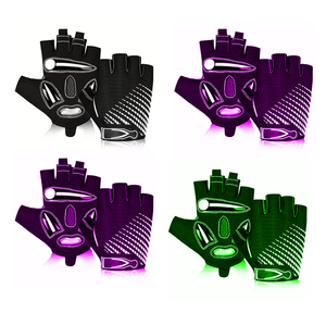 Guantes de Ciclismo Deportivos Unisex de la Mejor Calidad, Medios Dedos, Protección UV, Antideslizantes, Térmicos, Transpirables, de Poliéster - Product Image 4