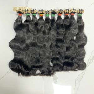 Cinta ondulada de alta calidad Ins 100% Extensiones de cabello humano vietnamita Tejido de cutícula alineada Precio al por mayor para mujeres negras - Product Image 2