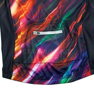 STAR RUNNING SPORTS Vente directe d'usine Maillot de cyclisme durable pour hommes Conception de logo personnalisée Séchage rapide Respirant Vente en gros OEM - Product Image 6