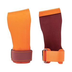 Guantes de gimnasio de gamuza con 2 orificios, protector de palma para levantamiento de pesas y gimnasia, para entrenamiento, protección de manos, duraderos, color personalizado de fábrica - Product Image 1