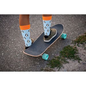 Calzini casual da uomo con animali esotici, calzini dal design a forma di pinguino - Product Image 3