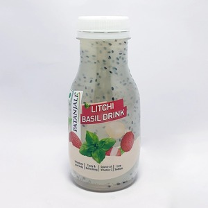 Boisson Herbal Litchi Basilic Patanjali 200ml, Complément Alimentaire Liquide de Qualité Alimentaire, Fabriqué en Inde - Product Image 1