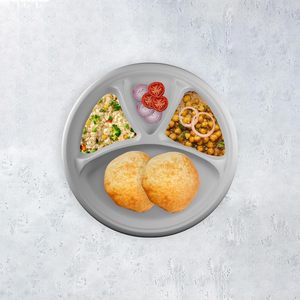 Plato de bagazo al por mayor de 11 pulgadas con 3 compartimentos |   Vajilla Desechable Ecológica, Biodegradable y Ligera de Fibra de Caña de Azúcar - Product Image 4