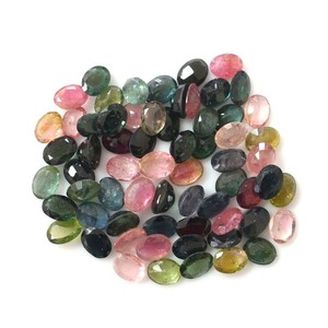 Natural Multi Tourmaline 6x8MM Oval Cut Faceted Loose Gemstones Premium Tourmaline <b>Stone</b> <b>Beads</b> For Jewelry Making Wholesale Bulk - Product Image 4