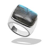 Classics Gold Plated Solid 925 Sterling Silver Purple Copper <b>Turquoise</b> Gemstone <b>Ring</b> Ready Stock Wholesale - Product Image 6