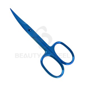 Tijeras Profesionales para Cutículas de Plasma Arcoíris con Puntas Curvas Ultrafinas y Cuerpo de Acero Inoxidable de Grado Quirúrgico - Product Image 6