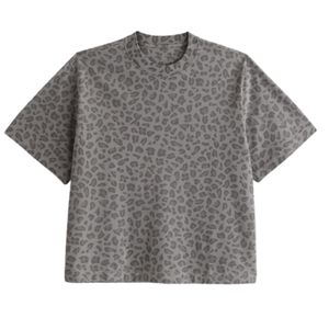 เสื้อยืดผู้ชายไซส์ใหญ่ พิมพ์ลายเสือดาว ผ้าฝ้าย ทรงหลวม สไตล์ลำลอง สตรีทแวร์ แขนสั้น รับสกรีนโลโก้ ขายส่ง - Product Image 1