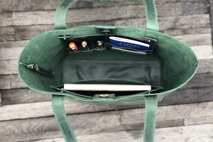 Crunch <b>Leather</b> Green Tote Bag Decoration Charm Trendy Handbags for Women Design Fashion Tote Bag <b>Soft</b> <b>Leather</b> <b>Purse</b> - Product Image 5