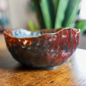 Precios con Descuento, Tazones para Servir de Resina Color Ámbar, Hechos a Mano, Altamente Pulidos, Nuevo Diseño, en Tamaño, Forma y Color Personalizados - Product Image 1