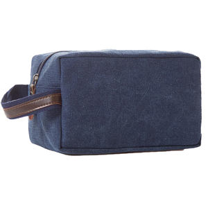 Sac de voyage zippé tendance pour homme, trousse de toilette portable en toile, étanche, pliable, avec poignée souple, petites, moyennes et grandes tailles - Product Image 5