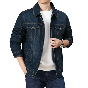 Winter 2026 New Style Men's <b>Denim</b> <b>Jackets</b> Casual Style Fashion <b>Denim</b> <b>Jacket</b> for Men Solid Color - Product Image 1