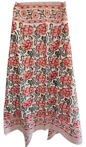 Indian Fish Floral Eco-Friendly 100% Cotton Sarong Pareo Bikini Beach Coverup Unisex 44x72 Inches 1 Piece - Product Image 4