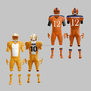 Nuevos uniformes de fútbol americano personalizados al por mayor, talla XL, pantalones de fútbol por sublimación, patrón de números, camisetas de fútbol personalizadas - Product Image 1