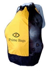 Prime Bags Large Capacity Mesh Sports <b>Ball</b> Bag Drawstring Black Red Travel Backpack Basketball Football Volleyball Soccer - Product Image 3