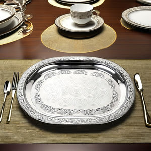 Plateau de service moderne en acier - Product Image 3