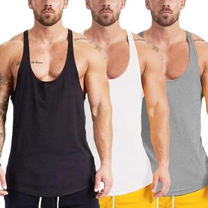 String Singlet Gym tank Tops <b>Vest</b> Wholesale Custom Printing <b>Men</b> Cotton <b>White</b> Seamless Fitness Bodybuilding Undershirt Training - Product Image 5