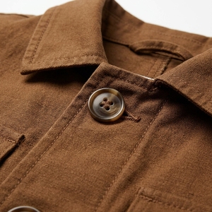 Autumn Winter Custom OEM Over Under Men Waxed Cotton Shell Waterproof Outdoor Hunting <b>Work</b> Oil <b>Jacket</b> - Product Image 6