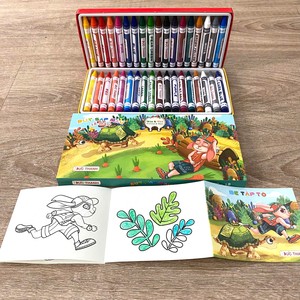 Juego de Crayones de Cera de Alta Calidad, 18 Colores No Tóxicos, Juego de Crayones de Cera Personalizado - Product Image 3