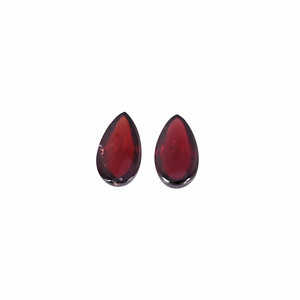 Garnet naturel d'Hyderabadi 4,8 carats (poids d'une paire) 10x6mm forme poire pierre précieuse non montée - Product Image 5