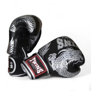 Guantes de boxeo profesionales de nuevo diseño para hombres y mujeres, guantes de boxeo especiales de cuero para kickboxing y muay thai - Product Image 2
