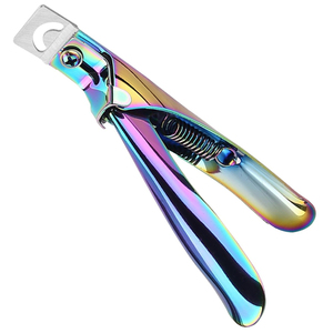 Expédition rapide, logo personnalisé, coupe-ongles professionnel en acrylique et acier inoxydable, coupe-cuticules durable pour la manucure - Product Image 2