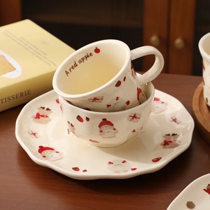 Vajilla de cerámica con diseño de animales adorables, con un suave acabado bajo el esmalte, un patrón de dibujos animados vibrante, duradera y resistente a la decoloración, ideal para reuniones familiares y como regalo. - Product Image 2