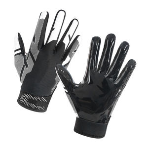 Gants de football américain pour jeunes de qualité supérieure, unisexes, en latex, imperméables, compatibles avec les écrans tactiles, confortables, antidérapants, durables, à enfiler - Product Image 2