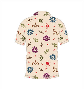 เสื้อโปโลพิมพ์ลายดอกไม้แบบกำหนดเอง แขนสั้น สวมใส่สบาย เหมาะสำหรับกอล์ฟ เทนนิส ชุดทีมฤดูร้อน - Product Image 2