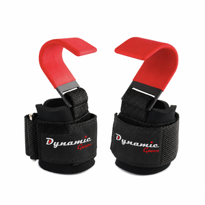 Weightlifting Hooks Heavy Duty Pull Ups Dead Lift Heavy Hook Straps Weightlifting Padded Metal Heavy Hooks wholesale price - Product Image 3