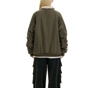 Vestes courtes zippées pour femmes de qualité supérieure Vêtements de travail décontractés doux avec un service personnalisé en gros tricoté en coton respirant de créateur unique - Product Image 6