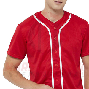 Camiseta de béisbol transpirable para entrenamiento en equipo, fabricación profesional de camisetas deportivas de béisbol con MOQ bajo. - Product Image 6