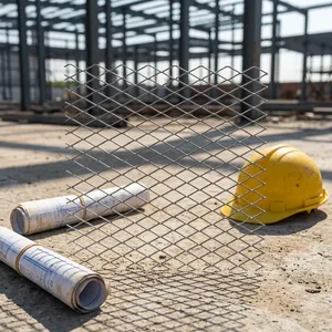 Lámina de Metal Expandido Galvanizado de Alta Resistencia, Malla de Agujeros en Forma de Diamante, Rollo de Malla Metálica para Cercas de Seguridad, Paredes de Protección, IRAJ - Product Image 1