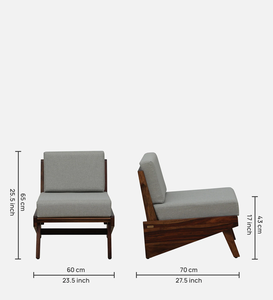 Sillón Moderno de Madera con Tapicería de Tela para Sala de Estar, Muebles para el Hogar, Silla de Acento Cómoda, Asiento de Salón, Sofá, Comedor - Product Image 6
