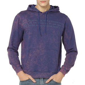 Designer Regular Fit 2024 Winter Solid Hoodies <b>for</b> <b>Men</b> 100% Cotton Fleece Texture Premium Quality Breathable Windproof - Product Image 1
