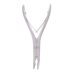 High Quality 180mm Beyer Bone Rongeur Curved Forceps German Stainless Steel Sand Finish Manual Power Source by <b>Blush</b> surgical - Product Image 1