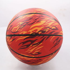 Ballon de basketball pour enfants taille 7 HAWK SPORTS INDUSTRIES, logo personnalisé, couleur cuir et cuir PU, ballon en caoutchouc pour entraînement et jeu en salle - Product Image 4