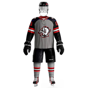 Ropa Deportiva de Hockey sobre Hielo de Secado Rápido y Cómoda, Diseño 2026, Venta Caliente, MOQ Bajo, Conjuntos Personalizados para Equipos, Servicio OEM - Product Image 6