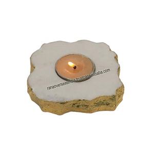 Portavelas de luz de té de piedra de mármol de alta calidad, soporte de luz de té al por mayor respetuoso con el medio ambiente para fiestas, bodas y eventos - Product Image 6